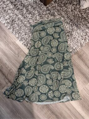Paisley Boho Maxi Skirt